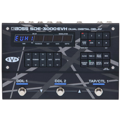 Heid Music | Boss SDE-3000EVH Dual Digital Delay Pedal - EVH Edition