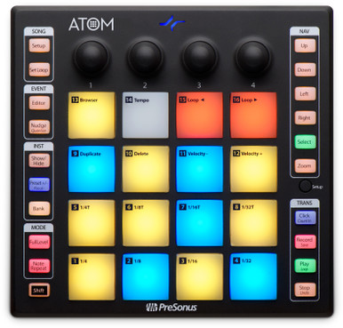PreSonus ATOM MIDIコントローラー presonus-atom-top__07722.