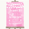 Baby Pink Watercolour Lights Wedding Blanket Scarf Customised Wedding Sign
