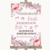 Blush Rose Gold & Lilac Photo Prop Guestbook Customised Wedding Sign