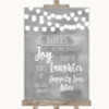 Grey Watercolour Lights Hankies And Tissues Customised Wedding Sign
