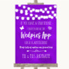 Purple Watercolour Lights Wedpics App Photos Customised Wedding Sign