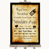 Western Wedpics App Photos Customised Wedding Sign