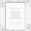 Watercolour Subtle Powder Baby Blue Wedding Double Sided Cover Order Of Service