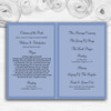 Sorrento Italy Abroad Personalised Wedding Double Sided Cover Order Of Service
