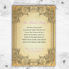 Typography Vintage Pale Pink Postcard Wedding Double Cover Order Of Service