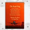 New York Personalised Wedding Double Sided Cover Order Of Service