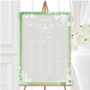 Rustic Green Lace Personalised Wedding Seating Table Plan