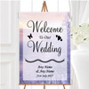Winter Scene Beautiful Personalised Any Wording Welcome To Our Wedding Sign