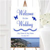 Italy Sorrento Abroad Personalised Any Wording Welcome To Our Wedding Sign