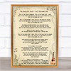 The Beautiful South Bell Bottomed Tear Song Lyric Quote Print