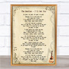 The Beatles I'll Get You Song Lyric Quote Print