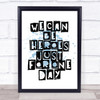 Blue Heroes David Bowie Song Lyric Quote Print
