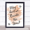 Watercolour The Greatest Showman Rewrite The Stars Song Lyric Quote Print