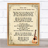 Elton John Sorry Seems To Be The Hardest Word Song Lyric Vintage Quote Print