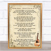 Whitney Houston Saving All My Love For You Song Lyric Vintage Quote Print