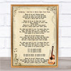 Coldplay God Put A Smile Upon Your Face Song Lyric Vintage Quote Print
