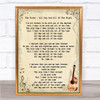 The Kinks All Day And All Of The Night Song Lyric Vintage Quote Print