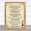 Whitney Houston Greatest Love Of All Song Lyric Vintage Quote Print