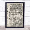 Prince I Could Never Take The Place of Your Man Shadow Song Lyric Quote Print