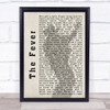 Garth Brooks The Fever Shadow Song Lyric Quote Print