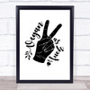 Vegan As Fck Quote Typogrophy Wall Art Print