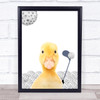 Chic Golf Decorative Wall Art Print