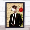 Camel In Suit Vintage Decorative Wall Art Print