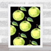 Apple Repeated Decorative Wall Art Print