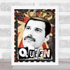 God Save The Queen Freddie Punk Style Wall Art Print