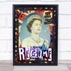 God Save The Queen Punk Style Wall Art Print