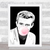 James Dean Bubble Gum Wall Art Print