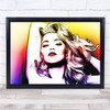Madonna Glam Rainbow Glow Funky Wall Art Print Madonna Glam Rainbow Glow Funky Wall Art Print