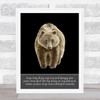 Descriptive Bear Wall Art Print