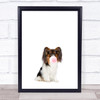 Dog Continental Toy Spaniel Papillon Bubblegum Wall Art Print