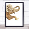 Elephant Beautiful Watercolour Wall Art Print