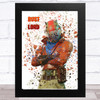 Splatter Art Gaming Fortnite Rust Lord Kid's Room Children's Wall Art Print