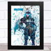 Splatter Art Gaming Fortnite Valkyrie Kid's Room Children's Wall Art Print