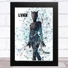 Splatter Art Gaming Fortnite Lynx Kid's Room Children's Wall Art Print