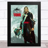 Thor Gaming Comic Style Kids Fortnite Skin Children's Wall Art Print