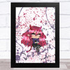 Gatcha Life Cheeky Devil Splatter Art Children's Kids Wall Art Print