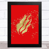 Preston YouTuber Red Fire Blaze Children's Kids Wall Art Print