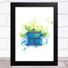 Lgm Toy Story Splatter Art Children's Kids Wall Art Print