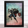 Thor Grunge Style Children's Kids Wall Art Print