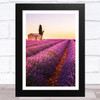 Lavender Fields Collection Design 3 Home Wall Art Print