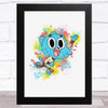 The Amazing World Of Gumball Gumball Watterson Children's Kid's Wall Art Print