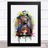 Hotel Transylvania Watercolour Splatter Children's Kid's Wall Art Print