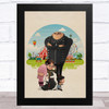 Despicable Me Vintage Retro Children's Kid's Wall Art Print