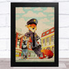 Zootropolis Vintage Style Children's Kid's Wall Art Print