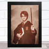 Harry Potter Retro Fade Children's Kid's Wall Art Print